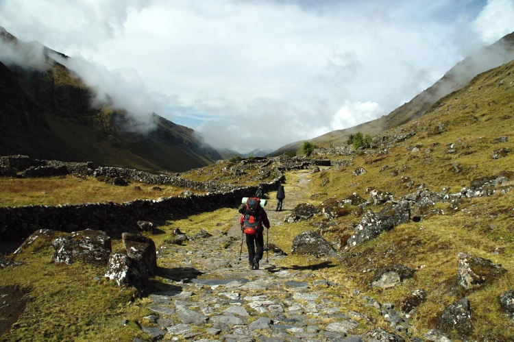 cestou do vesnice Chucura, Bolívie